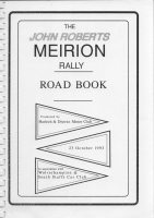 Meirion Road Book