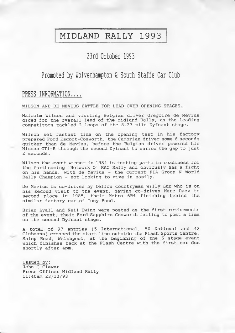 Press News No1