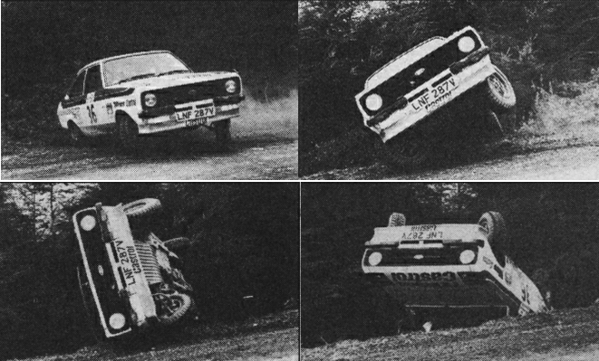 Andy Meirs rolls Car 36