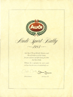 Marshal's certificate